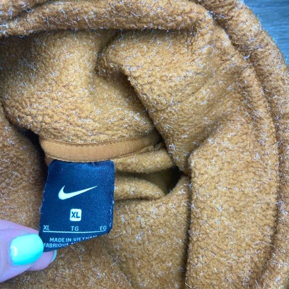 Women's Nike Orange Cowl Neck Pullover Sweater (XL) - Picture 6 of 6
